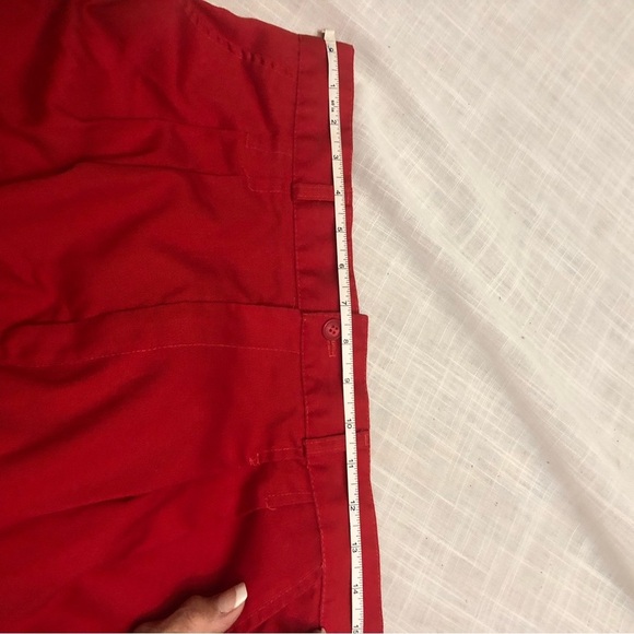 Vintage Samantha High Rise Red Pleated Shorts 80s - Picture 10 of 10